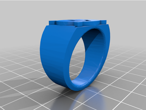 masonic ring 3d print model - Mito3D