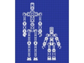 modibot myke mini-figure 3d print model - Mito3D