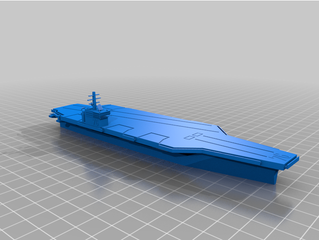 uss ronald reagan 3D print model - Mito3D