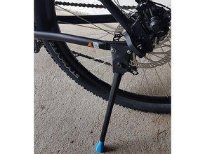 bicyclette béquille rear mount taureaux vélo support 3d print model - Mito3D