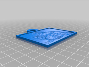 Krystal corde personnalisé 3d print model - Mito3D