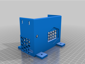 verticale Puissance fourniture commutateur couverture gaine montage onglets 3d print model - Mito3D
