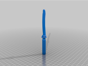tri lama pugnale penna bic 3d print model - Mito3D
