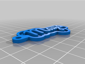 personalizado chave maya 3d print model - Mito3D