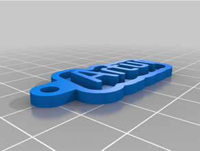 personalizado chave Arthur 3d print model - Mito3D
