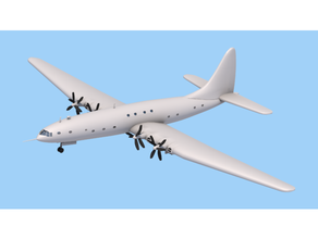 bristol type 167 brabazon airliner plane 3d print model - Mito3D