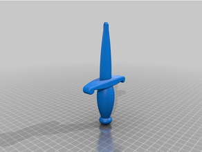 peter pan dagger pen bic 3d print model - Mito3D