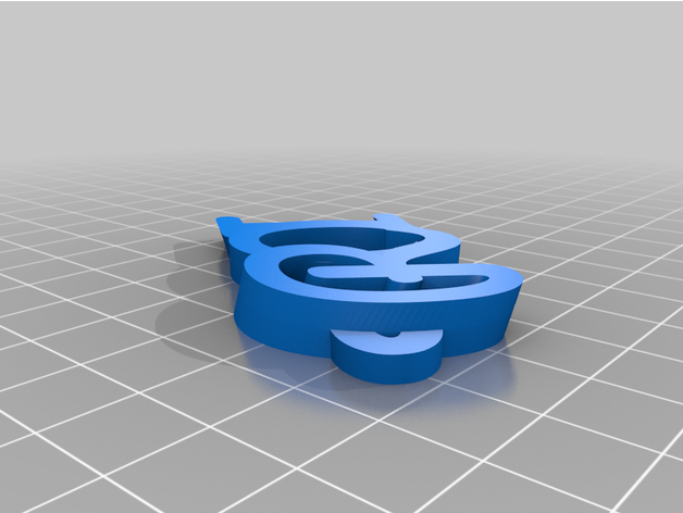 llavero roi personnalisé 3D print model - Mito3D