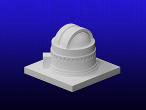 Greeblecity Observatorium 3d print model - Mito3D