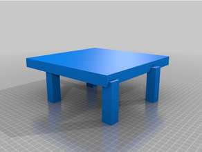 Plastik Tabelle 3d print model - Mito3D
