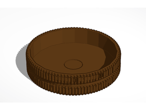 expanded oreo shell 10mm magnet magic 3d print model - Mito3D