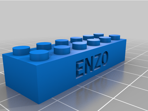 enzo elazigue lego personnalisé 3D print model - Mito3D