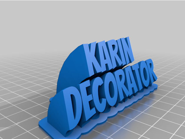 karin personalizzato 3D print model - Mito3D