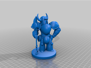 kürek şövalye tamir edilmiş reddit 3d print model - Mito3D