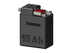 booster battery lifepo 3d print model - Mito3D