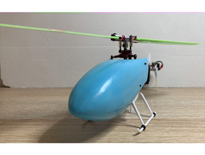 aligner trex 150 canopée hélicoptère cabine 3d print model - Mito3D