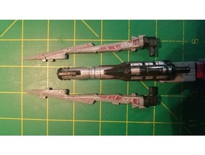 kuşatma megatron kılıç Yükselt Decepticon'lar transformatörler 3d print model - Mito3D