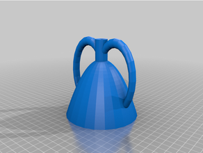 basic trophy cup gold prize winner 3d print model - Mito3D
