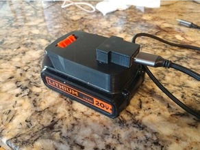 nero decker USB caricabatterie 3d print model - Mito3D