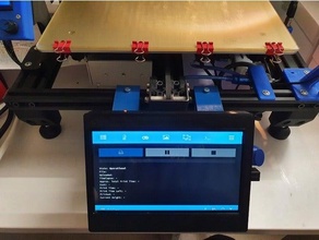 jun elektronisch 7 Zoll Berührungsempfindlicher Bildschirm Fall Mantel zoll gehuse hdmi 3d print model - Mito3D