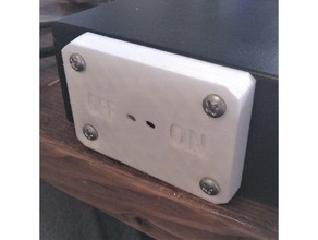 child proof cambiar interruptor cubierta carcasa funda 3d print model - Mito3D