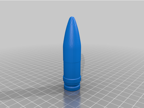 20x110mm 20mm usn projectiles 3d print model - Mito3D