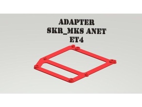 rete et4 tavola adattatore mks skr + mosfet 14 Adaptador firmware Marlin sgenl placa semplice 3d print model - Mito3D