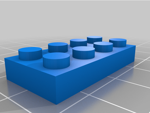 personalizzato lego compatible mattone 3d print model - Mito3D