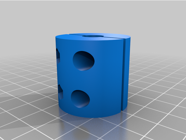 angepasst parametrisch axis Koppler Stepper Gewinde Stange Kupplung 3D print model - Mito3D