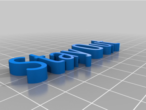 stay customized 3d print model - Mito3D