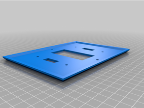 toggle decora wall plate cover customized 3d print model - Mito3D