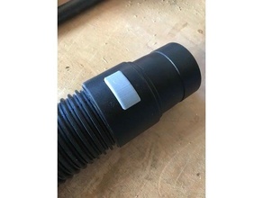shopvac hose retainer clip lock nozzle adapter coupler vacuum 3d print model - Mito3D