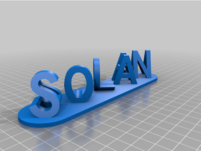 Solan aloha personnalisé 3d print model - Mito3D