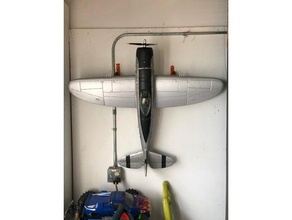 parkzone p-47 thunderbolt rc plane wall mounts 3d print model - Mito3D