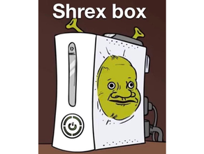 shrexbox meme shrek xbox xbox 360 3d print model - Mito3D