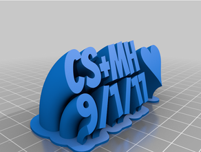 cs + mh personalizado 3d print model - Mito3D