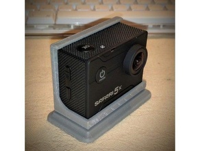 safari 5 4k action cam magnetic mount photography 3d print model - Mito3D
