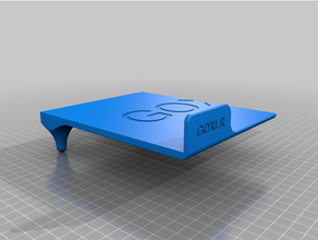 goxlr tilted mount stand 3d print model - Mito3D