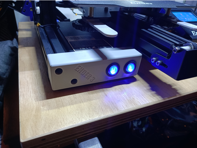 ender 3 sd card cover light switch ender3 led 3D print model - Mito3D