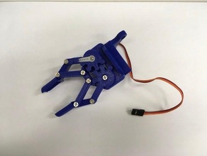 robotarm mini servo kavrayıcı 3d print model - Mito3D