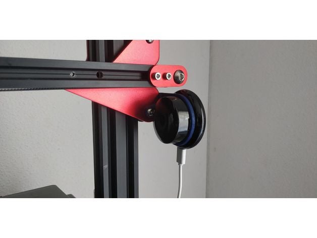 yi camera axe support cr10s pro creality 3D print model - Mito3D