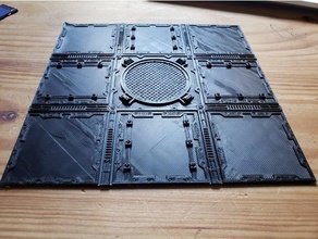 necromunda dark uprising mortalis floor tile zone 3d print model - Mito3D