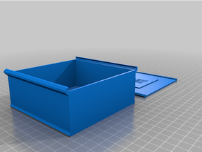escorregar caixa personalizado 3d print model - Mito3D