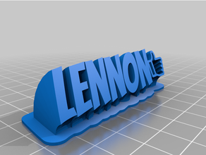 lennon customized 3d print model - Mito3D