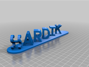 hardik sweety customized 3d print model - Mito3D