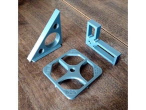 bolso Ferramentas triângulo quadrado arredondamento estêncil ferramenta marcenaria 3d print model - Mito3D