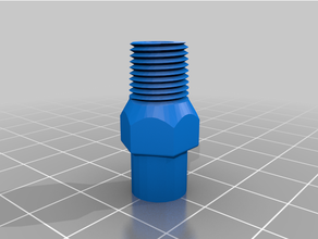 10 mm eighth inch pipe 3d print model - Mito3D