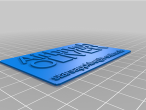 angepasst Unternehmen Karte 3d print model - Mito3D