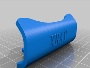 xray xb8 bumper nose buggy rc 3d print model - Mito3D