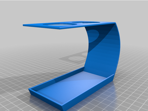 penholder 20 desk organizer modular pencil holder pen 3d print model - Mito3D